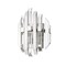 Z-Lite Bova 2 Light Wall Sconce, Polished Nickel & Clear 4006S-PN - alternate 5